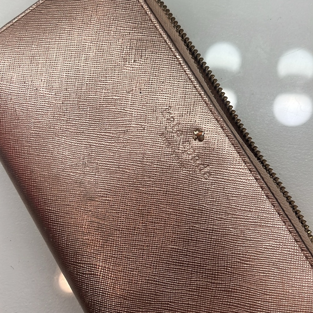 Kate spade wallet rose gold